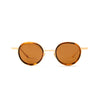 Arthur Solaire Brown Marbré & Mat Gold Solaire Lunettes
