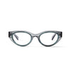 Camille Clear Grey & Teal Marbré Lecture Lunettes