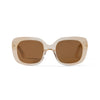 Celeste Sun Gradient Beige Sun Glasses