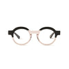 Charlotte Black & Clear Pink Reading Lunettes