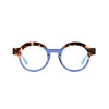 Charlotte Cyan & Light Tortoise Lecture Lunettes