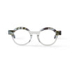 Charlotte Clear Mint & Green Marble Reading Glasses