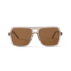 Dallas Sun Clear Mocca Sun Glasses