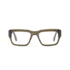 Henri Blue Light Clear Dark Olive Blue Light Glasses