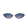Jeanne Solaire Cobalt & Gold Solaire Lunettes
