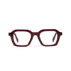 Lennox Blue Light Clear Burgundy Blue Light Glasses
