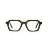 Lennox Blue Light Clear Dark Olive Blue Light Glasses