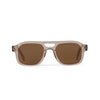 Lenny Sun Clear Mocha Sun Glasses
