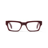 Leon Dark Red Reading Glasses
