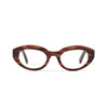 Monroe Blue Light Brown Marble Blue Light Glasses