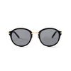 Morgan Solaire Noir et or Solaire Lunettes