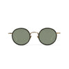 Nicolas Sun Army Green & Gold Sun Glasses