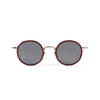 Nicolas Sun Dark Red & Gold Sun Glasses