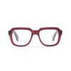 Reuben Blue Light Clear Burgundy Blue Light Glasses