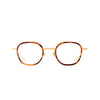 Thierry Brown Marbré & Mat Gold Reading Lunettes