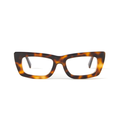 Photo of a pair of Agathe Tortoise Reading Glasses by FrenchKiwis