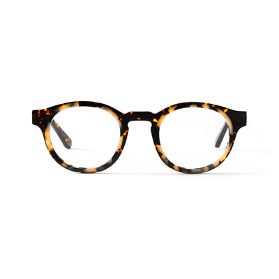 Photo of a pair of Alexis Tortoise & Grey Marble Reading Glasses by FrenchKiwis