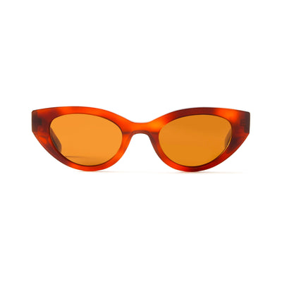 Photo of a pair of Camille Cognac Sun Glasses by FrenchKiwis