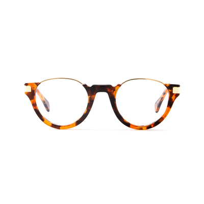 Photo of a pair of Charlie Tortoise & Gold Reading Glasses by FrenchKiwis