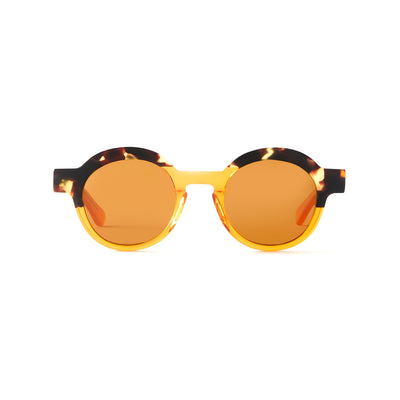 Photo of a pair of Charlotte Sun Orange & Tortoise Sun Glasses by FrenchKiwis