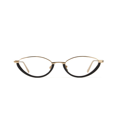 Photo of a pair of Jeanne Black & Gold Reading Glasses by FrenchKiwis