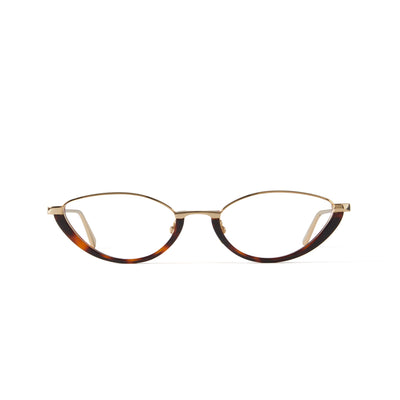Photo of a pair of Jeanne Tortoise & Gold Reading Glasses by FrenchKiwis