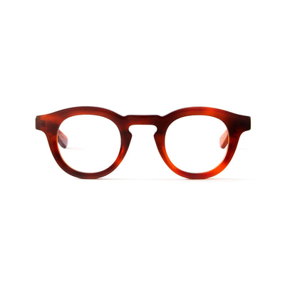 Photo of a pair of Jude Cognac Reading Glasses by FrenchKiwis