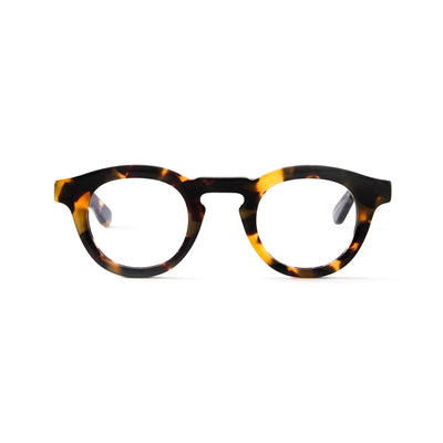 Photo of a pair of Jude Honey Tortoise Reading Glasses by FrenchKiwis