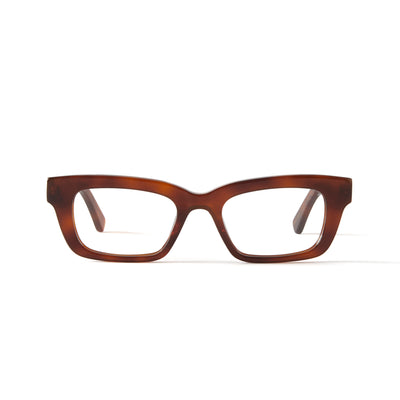 Photo of a pair of Margot Cognac Reading Glasses by FrenchKiwis