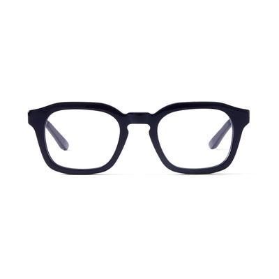 Photo of a pair of Oscar Dark Blue Cobalt Reading Glasses by FrenchKiwis