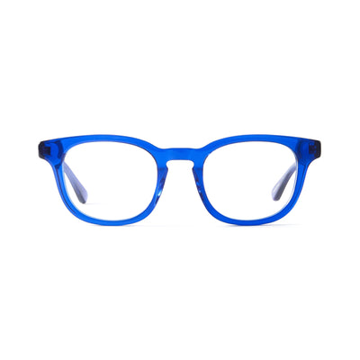 Photo of a pair of Sinclair Blue Light Royal Blue Light Glasses by FrenchKiwis