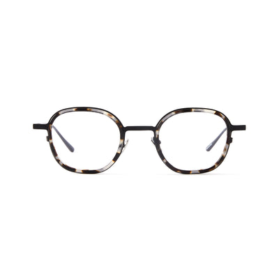 Photo of a pair of Thierry Onyx & Mat Black Reading Glasses by FrenchKiwis