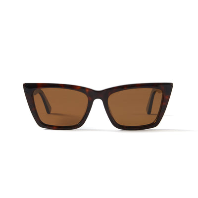 Photo of a pair of Zoé Sun Dark Tortoise Sun Glasses by FrenchKiwis