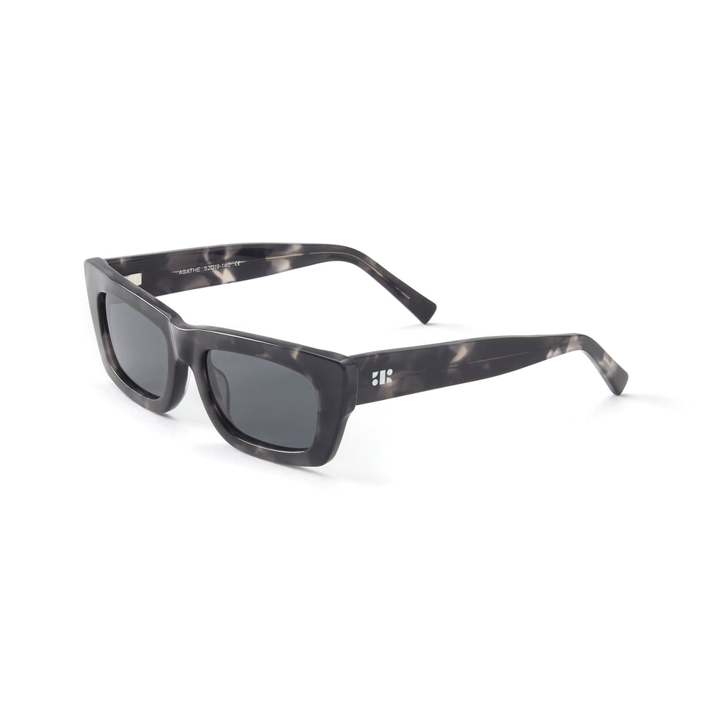 French Kiwis Agathe Grey Tortoise Sunglasses