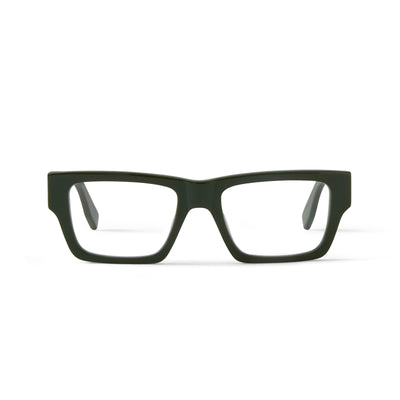 Photo of a pair of Aimé Army Green Reading Glasses by FrenchKiwis