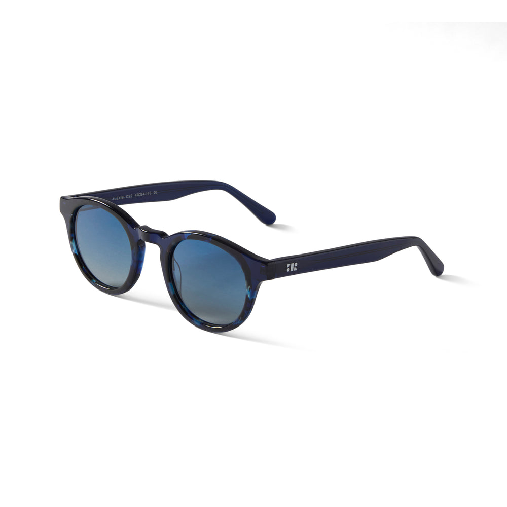 French Kiwis Alexis Midnight Blue Marble Men's Sunglasses