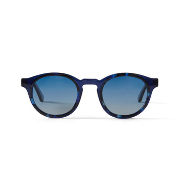 French Kiwis Alexis Sun Midnight Marble Women's Chic Blue Sunglasses