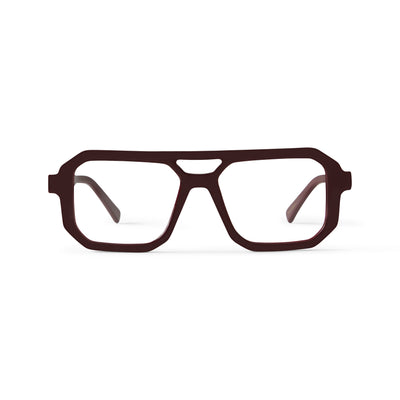 Photo of a pair of Angelo Burgundy Reading Glasses by FrenchKiwis