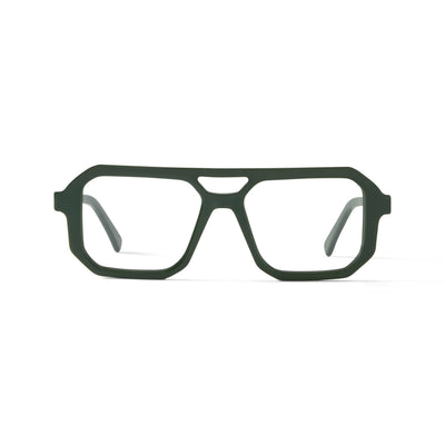 Photo of a pair of Angelo Army Green Reading Glasses by FrenchKiwis