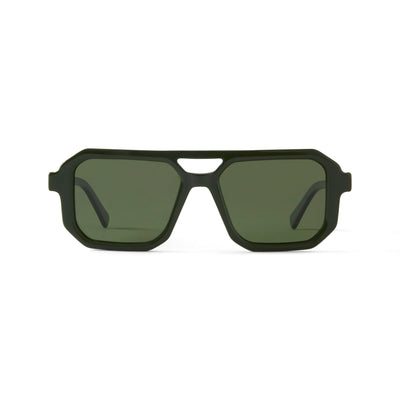 Photo of a pair of Angelo Sun Army Green Sun Glasses by FrenchKiwis