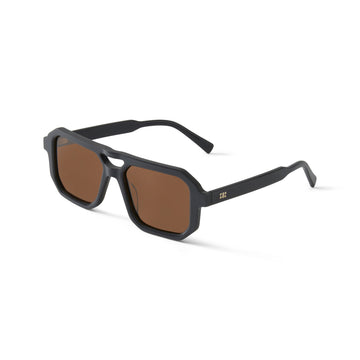 French Kiwis Angelo Sun Dark Grey Side Women's Chic Blue Sunglasses