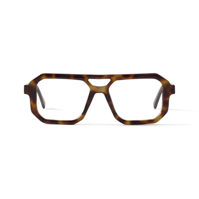 Photo of a pair of Angelo Blue Light Tortoise Blue Light Glasses by FrenchKiwis