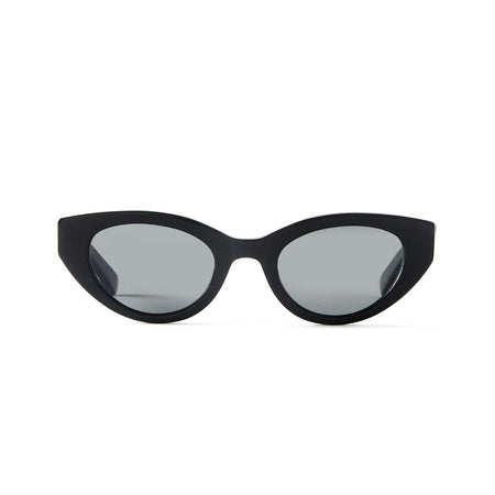French Kiwis Chic Black Cat-Eye Sunglasses Gently used like new Marion Sun Black Polarized Sunglasses Sunglasses – FRENCH KIWIS main image 2