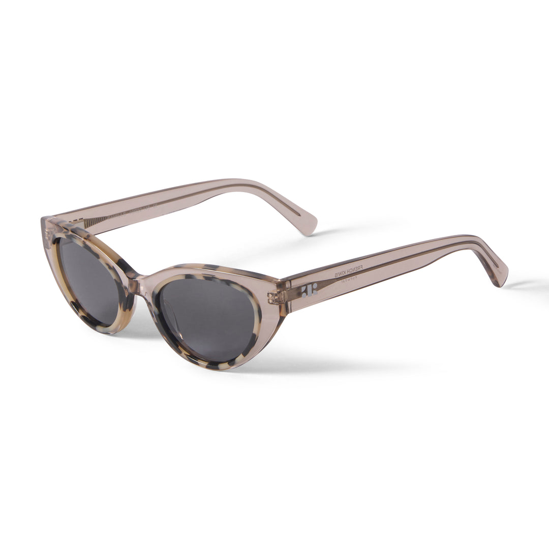 10周年記念モデル アンリ サラケイ Camille Sun Clear Tan & Grey Marble Sunglasses – FRENCH KIWIS