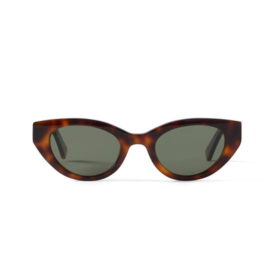 Photo of a pair of Camille Sun Havana Tortoise Sun Glasses by FrenchKiwis