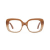 Celeste Blue Light Gradient Light Brown Blue Light Glasses