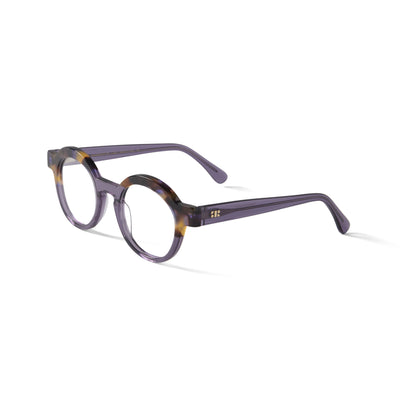 Charlotte Clear Mauve & Tortoise