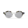 Charlotte Sun Clear Mint & Green Marble Sun Glasses