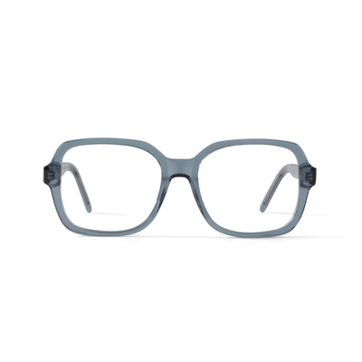 Photo of a pair of Ella Blue Light Clear Stone Blue Blue Light Glasses by FrenchKiwis