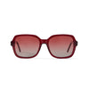 Ella Sun Clear Burgundy Sun Glasses